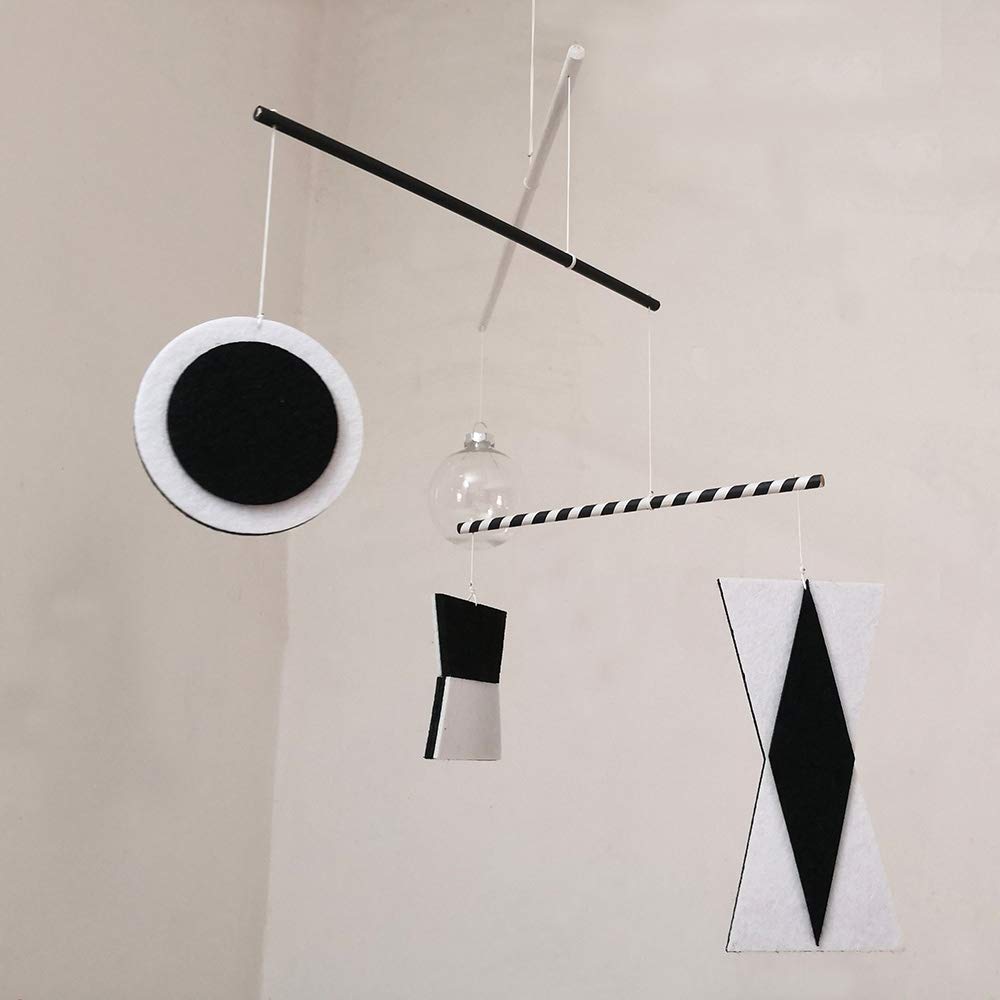 Lerydesi Montessori Baby Mobile Toy White Black