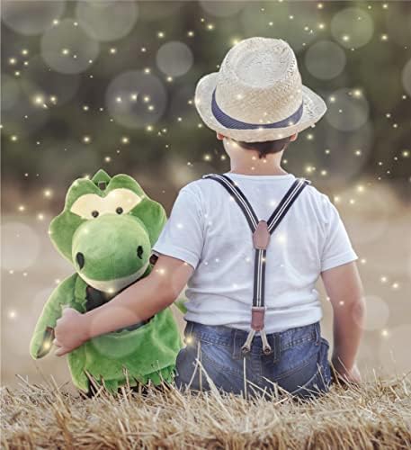 DolliBu Alligator Plush Backpack 14 Inch Cute Kids Travel Bag