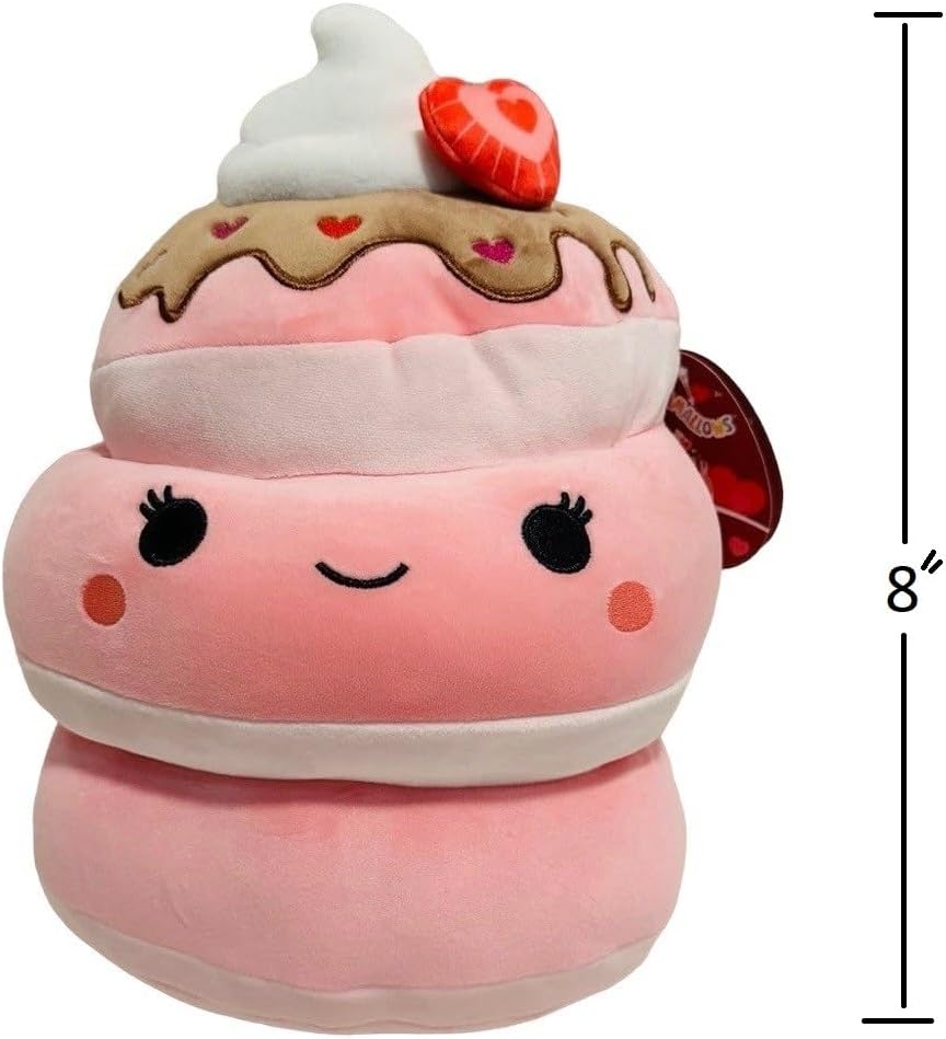 Squishmallow 8 Inch Shelly The Strawberry Pancake Plush