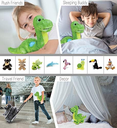 Puzzled DolliBu Plush Dinosaur 10 Inch