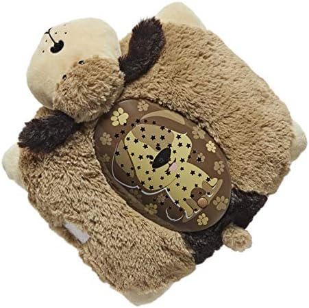Pillow Pets Signature Snuggly Puppy Sleeptime Lite Brown