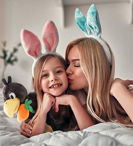 DolliBu Easter Crow Plush with Carrot - 95 Inch Cute Stuffed Toy