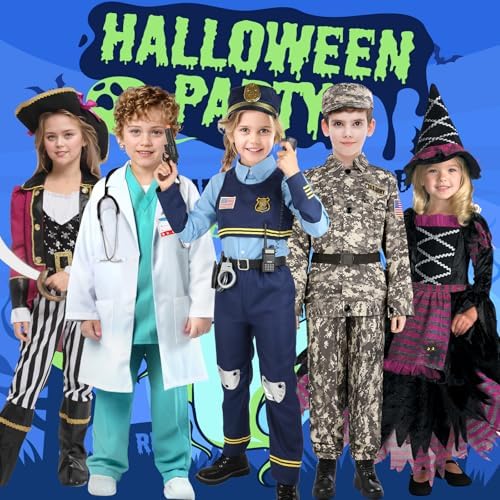 Yadiya Police Officer Costume for Kids 3-12