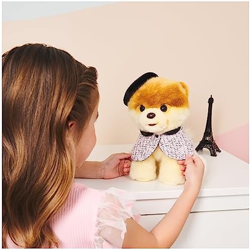 GUND Boo Plush Dog with Paris Beret 9 Inch