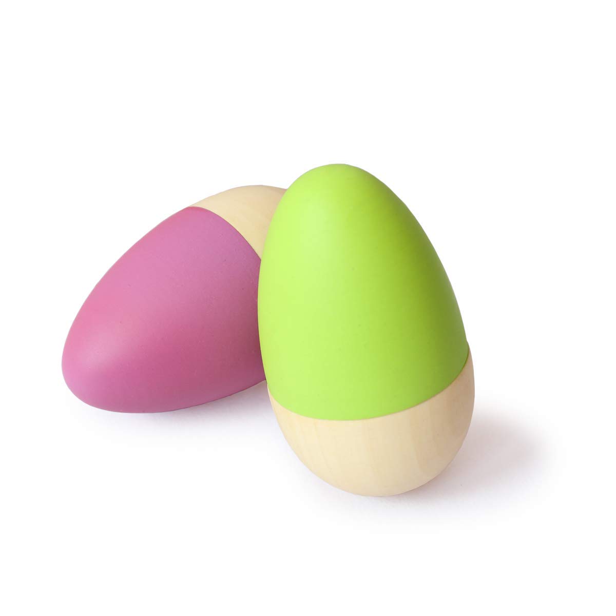 Shumee Wooden Easter Egg Shakers Set of 2