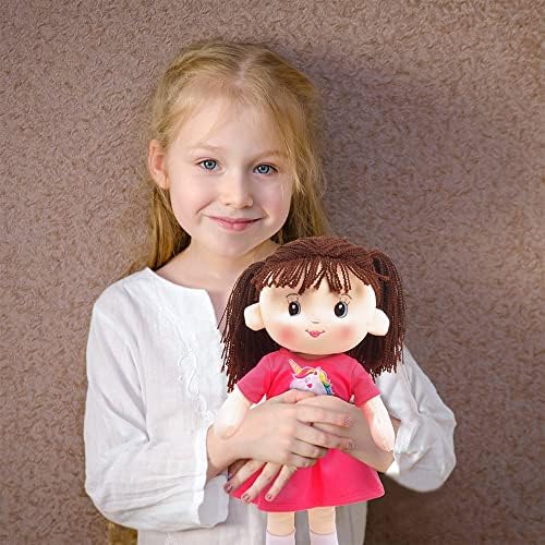 Linzy Toys 16 Pink Laura Plush Rag Doll