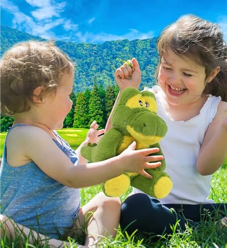 DolliBu Alligator Plush Toy Soft Eco-Friendly 9 Inches