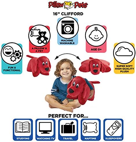 Pillow Pets Clifford The Big Red Dog - Plush Stuffed Animal