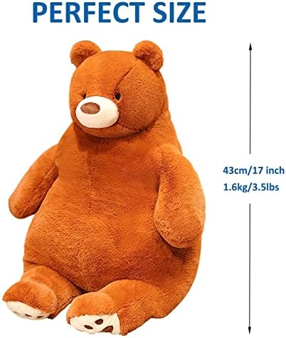 Ronivia Weighted Bear Plush Pillow 17 35 lbs