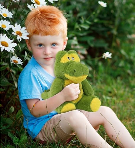 DolliBu Alligator Plush Toy Soft Eco-Friendly 9 Inches