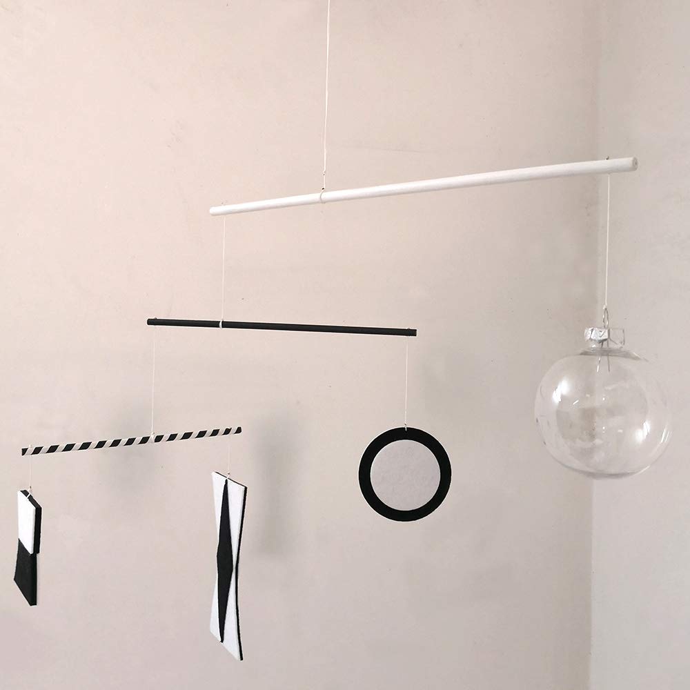 Lerydesi Montessori Baby Mobile Toy White Black