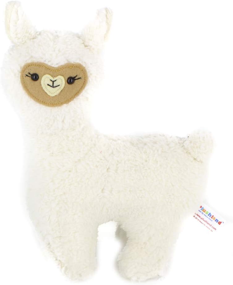 Plushland Marshmella 10 Inch White Llama Plush Toy