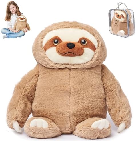 ODOXIA Weighted Sloth Plush for Anxiety Relief