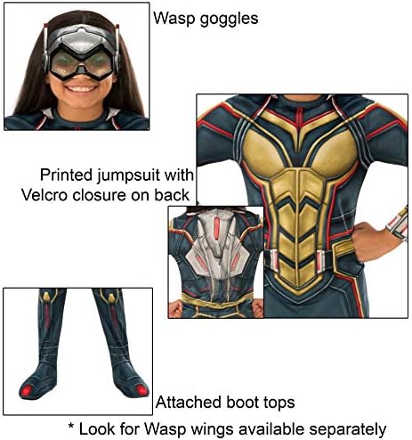Rubies Marvel Avengers Endgame Wasp Costume for Kids