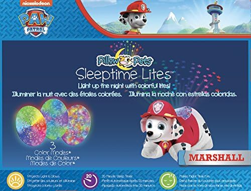 Pillow Pets Paw Patrol Marshall Sleeptime Lite 11 Plush Nightlight 1