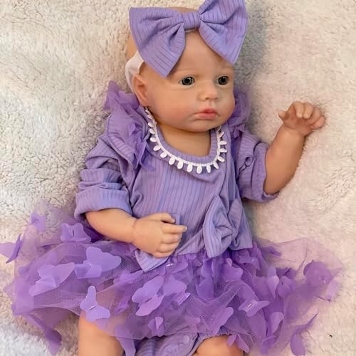 OtardDolls Realistic 18 Inch Silicone Baby Doll Set