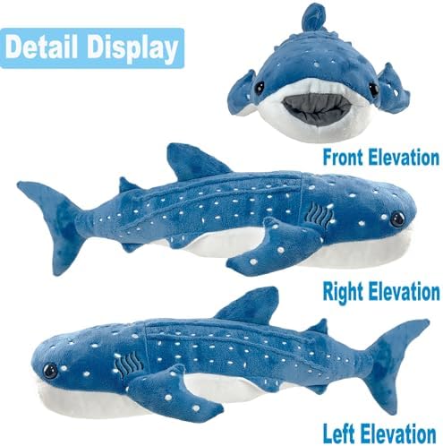 185 Inch Whale Shark Plush Toy Pillow For Kids