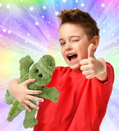 Puzzled DolliBu Green Alligator Plush Toy - 115 Inches