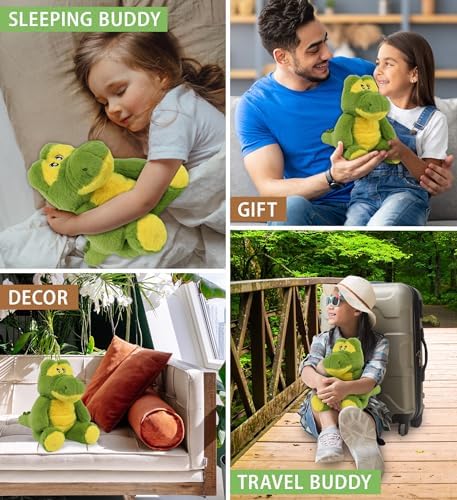 DolliBu Alligator Plush Toy Soft Eco-Friendly 9 Inches