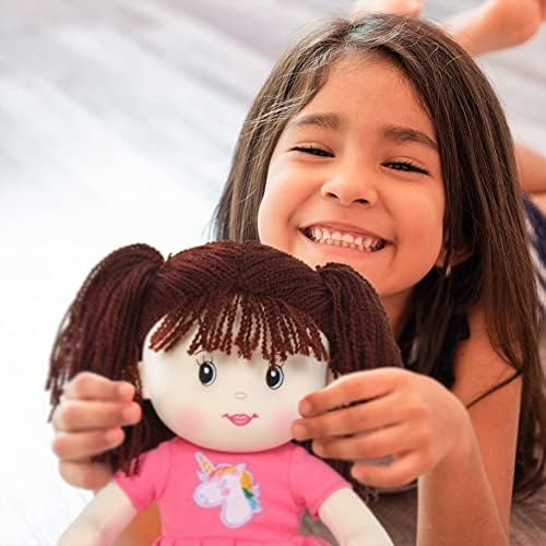 Linzy Toys 16 Pink Laura Plush Rag Doll