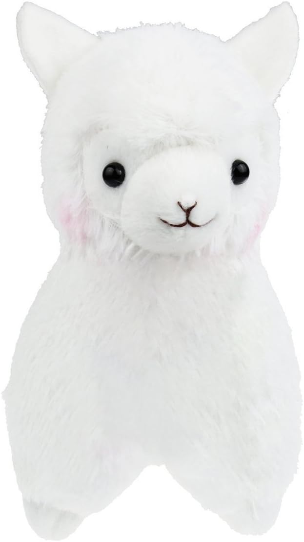 AngelGift Cuddly Plush Baby Stuffed Animals Llama Lamb Alpaca Doll 7 Inch