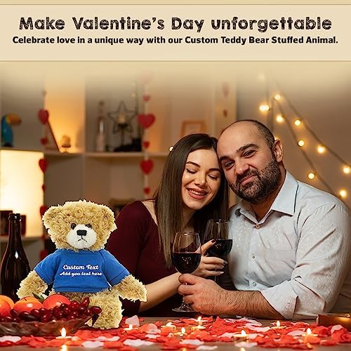 Customized Beige Brandon Bear - 12 Inch Personalized Plush Toy