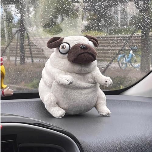 Pug Dog Stuffed Animal 6 Inch Ugly Cute Plush Toy