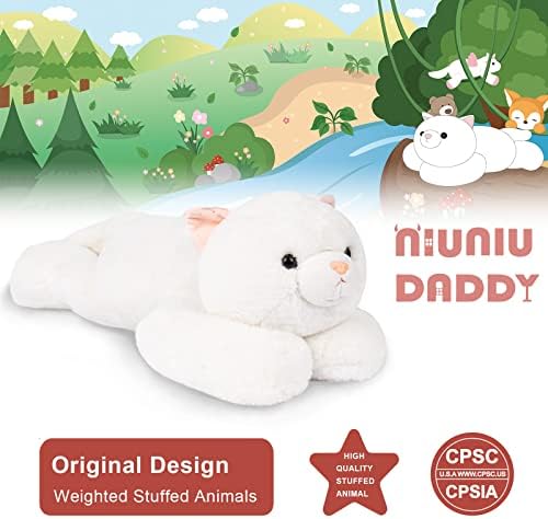 Niuniu Daddy 20 Weighted Cat Plush Pillow Toy