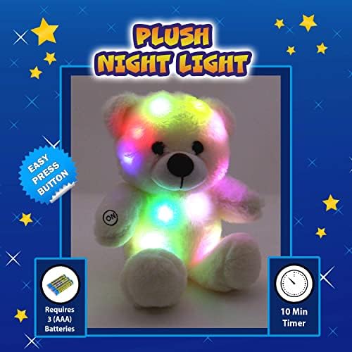 The Noodley LED Light Up Stuffed Animal Sleep Toy 1