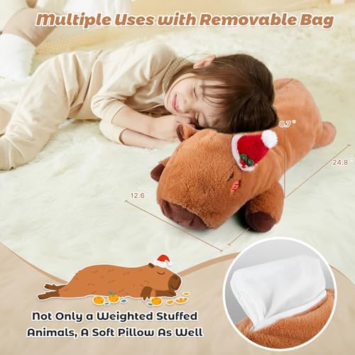 Bobbie Laxi 25 Capybara Weighted Plush Toy