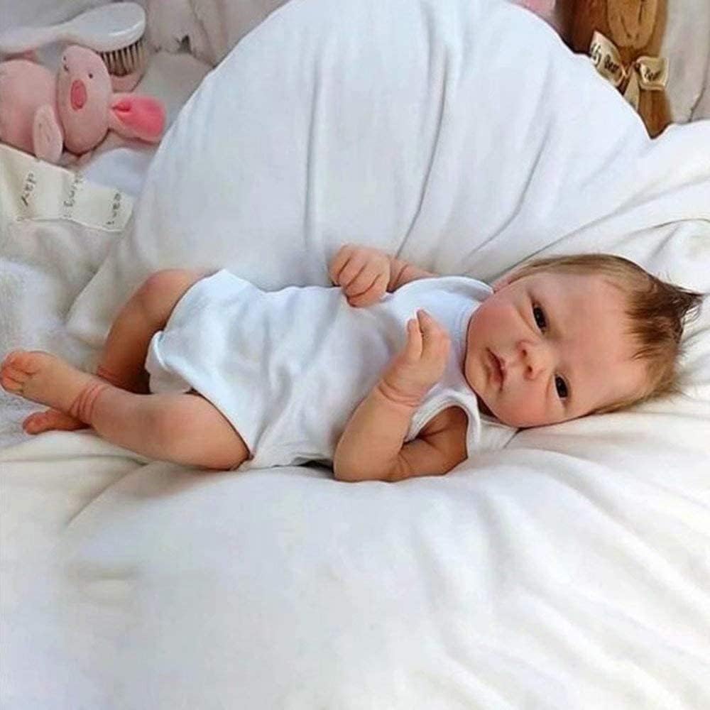 ZTDOLL Reborn Baby Doll Boy 18 Inch Lifelike