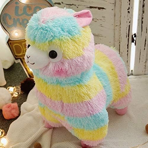 137 Inch Rainbow Llama Plush Toy for Kids