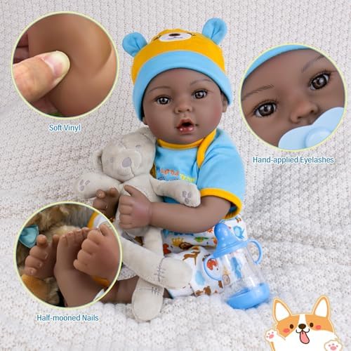 Aori Reborn Baby Boy Doll 18 Inch Lifelike Soft Vinyl