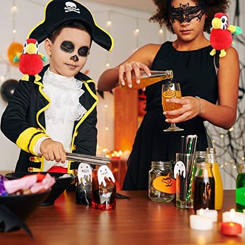 Kathfly 3 Pcs Pirate Parrot Shoulder Prop Toy