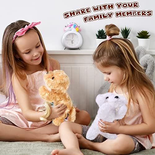 Harrycle 6 Pcs 8 Inch Plush Dog Stuffed Animal Set