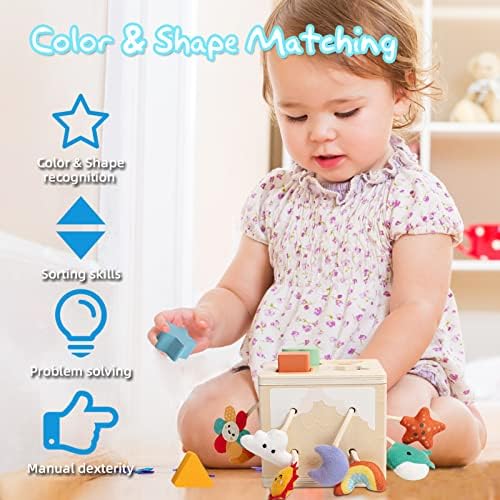 Twefex Pull String Activity Toy for 6-12 Months