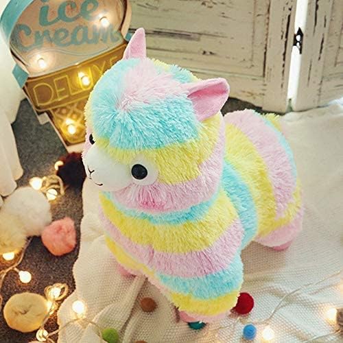 137 Inch Rainbow Llama Plush Toy for Kids