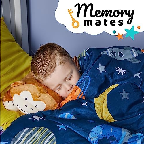 Cuddly Memory Foam Pillow Plush with Belly Pocket - Jesi The Monkey