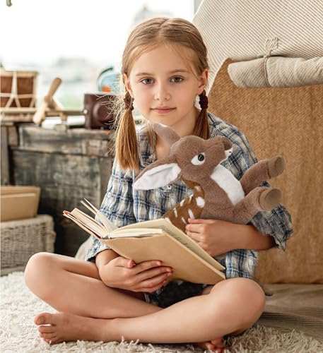 DolliBu Fawn Deer 10 Inch Super Soft Plush Toy