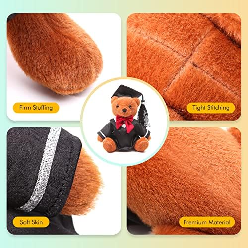 AULUDA Plush Graduation Bear Hug Pillow Toy
