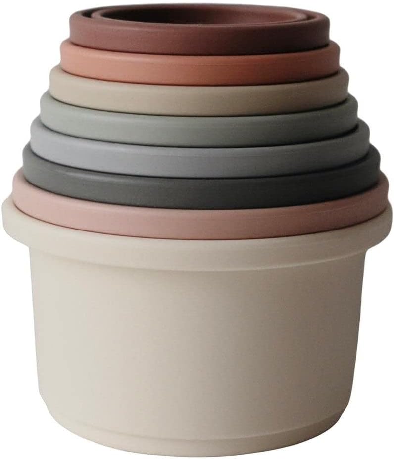 Mushie Stacking Cups Toy Danish Design 1