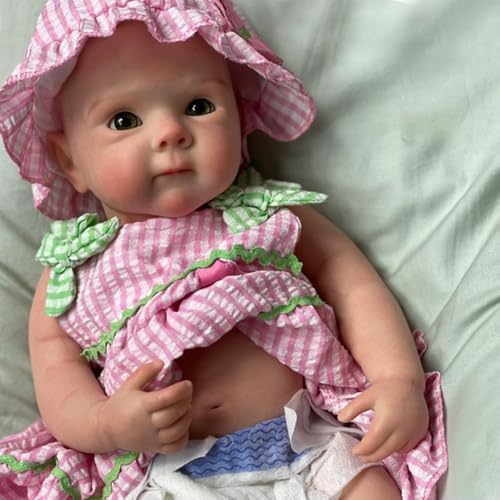 OtardDolls 18 Inch Realistic Silicone Newborn Baby Girl Doll