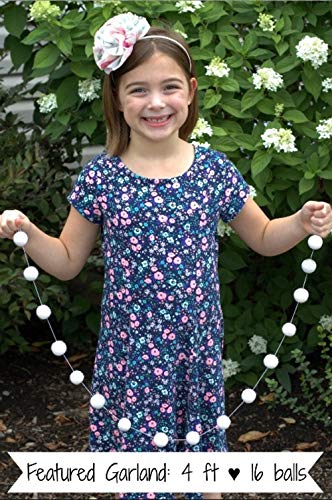 Handmade St Patricks Day Garland - 1 Felt Balls