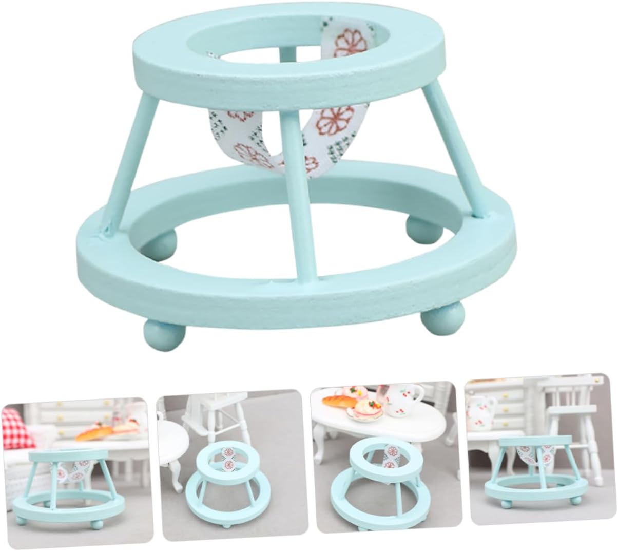 VICASKY 12in1 Mini Baby Wooden Furniture Set