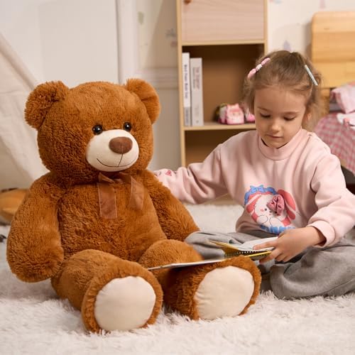 HollyHOME 36 Inch Big Teddy Bear Brown Plush