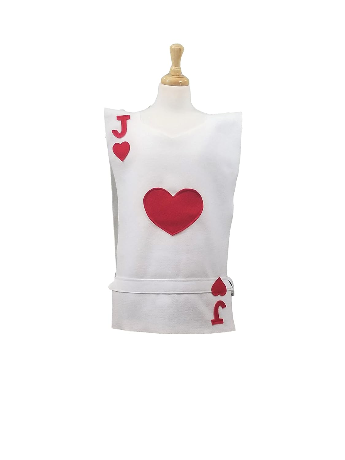 Jack of Hearts Costume Tunic - Kids 4-9y