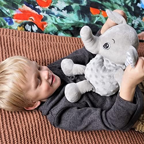 SENSORY4U Weighted Elephant Plush Toy - 25 Lb Stress Relief Comforter