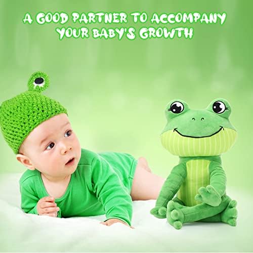 HyDren 17 Inch Green Frog Plush Toy