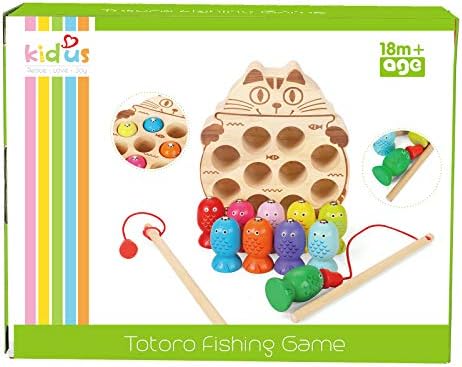 Montessori Magnetic Fishing Game for Toddlers 1-3 Years
