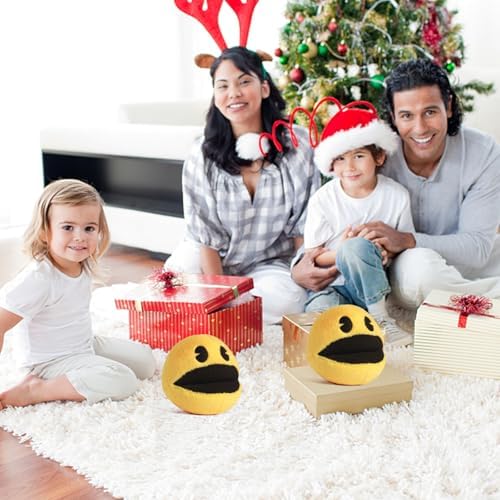 6 Inch Pac-Man Plush Toy Yellow Stuffed Animal